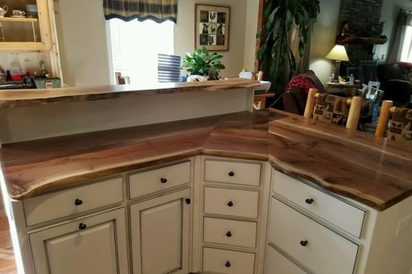 Custom epoxy countertop fabrication in Martinsburg, West Virginia.